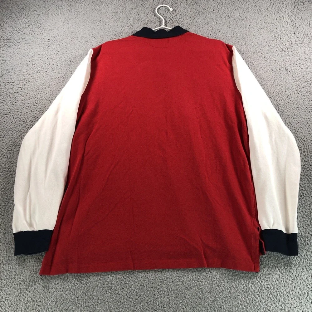 Polo Ralph Lauren Shirt Adult Extra Large Red Rugby‎ Snow Challenge Cup Crest